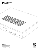 Cambridge Audio AXA25 User manual