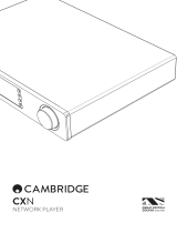 CAMBRIDGE CXN Owner's manual