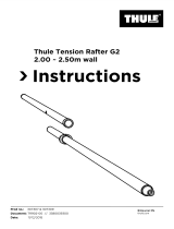 Thule Tension Rafter G2 2.00 m (wall) User manual