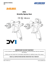 DeVilbissDV1 Basecoat Spray Gun