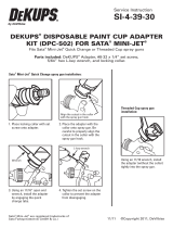 DeVilbiss DeKups® Adapters Service Instruction