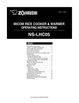 Zojirushi NS-LHC05XT Owner's manual