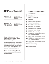 Planet Aaudio ANARCHY AB2 User manual