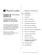 Boss Audio Systems ANARCHY D User manual