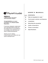 Planet Aaudio PEQ10 User manual