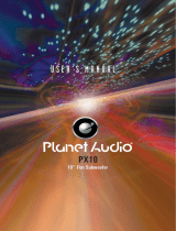 Planet Aaudio PX10 User manual