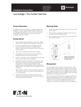 Cooper Lighting Momentary Toggle Switch Installation guide