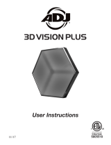ADJ 3D Vision Plus User manual