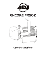 ADJ Encore FR50Z User manual