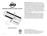 ADJ Encore Profile 1000 Color User manual