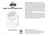 ADJ Inno Color Beam Z19 User manual
