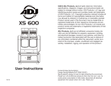 ADJ XS 600 User manual