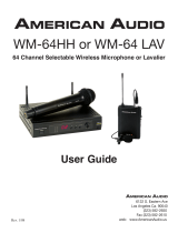 ADJ WM-64LAV User manual