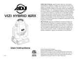 ADJ Vizi Hybrid 16RX User manual
