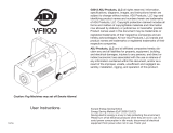 ADJ 2 x VF1100 + 2 x FJU User manual