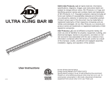 ADJ Ultra Kling Bar 18 User manual