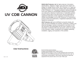 ADJ UV COB Cannon User manual
