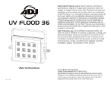 ADJ UV Flood 36 User manual