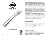 ADJ UB 6H User manual