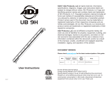 ADJ UB 9H User manual