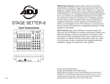ADJ Stage Setter 8 User manual