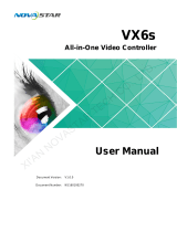 ADJ Novastar VX6s User manual