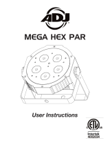 ADJ Mega Hex Par User manual