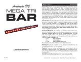 ADJ Mega Tri Bar User manual