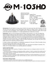 ADJ M-103HD User manual