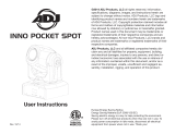 ADJ INNO POCKET SPOT User manual