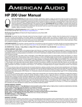 ADJ HP 200 User manual