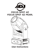 ADJ Focus Spot 4Z User manual