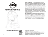 ADJ Focus Spot One User manual