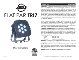 ADJ Flat Par Tri7 User manual