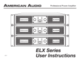 ADJ ELX3000 User manual