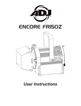 ADJ Encore FR50Z User manual