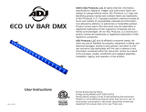 ADJ ECO UV Bar DMX User manual