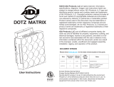 ADJ DOTZ MATRIX User manual