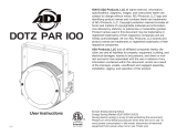 ADJ Dotz Par 100 User manual