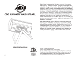 ADJ COB Cannon Wash Pearl User manual