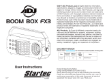 ADJ Boom Box FX3 User manual