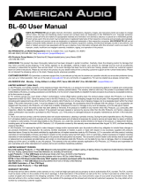 ADJ HP 550 SNOW User manual