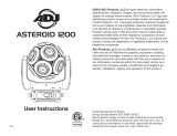 ADJ Asteroid 1200 User manual