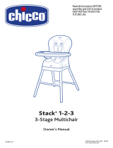 Chicco Stack® 1-2-3 Highchair Owner's manual