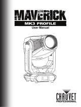 Chauvet MAVERICK MK3 PROFILE User manual