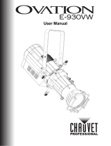 Chauvet Professional OVATION E-930VW User manual