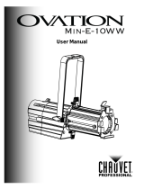 Chauvet Ovation Min-E-10WW User manual
