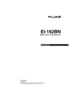 Fluke EI-162BN 320 mm Diameter Split Core Transformer User manual