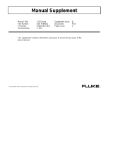 Fluke 1730 Hanger Strap Kit User manual