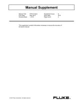 Fluke 500 Series Battery Analyzer User manual